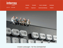 Tablet Screenshot of interroy.com